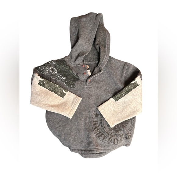 Other - Harley Davidson size 5 boys hooded shirt